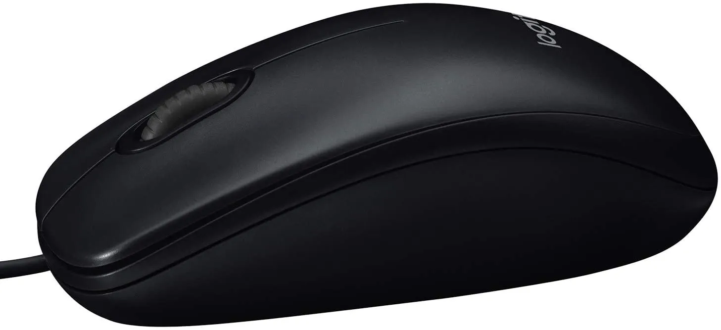 Logitech M90 Wired USB Mouse 1000 DPI Ambidextrous Office Mouse for Desktop and Laptop