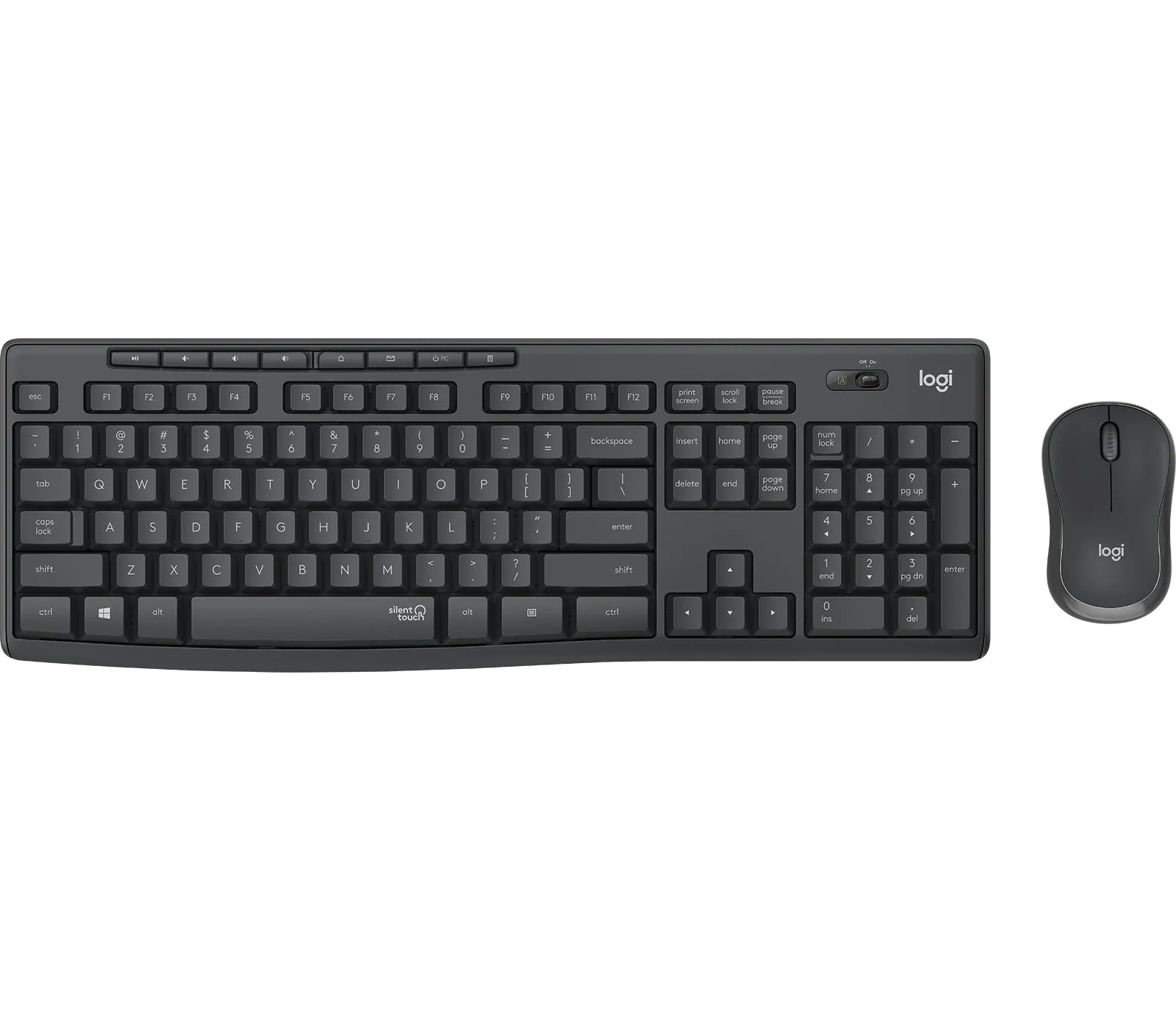 Logitech Mk295 Silent Wireless Combo Black Qwertz De