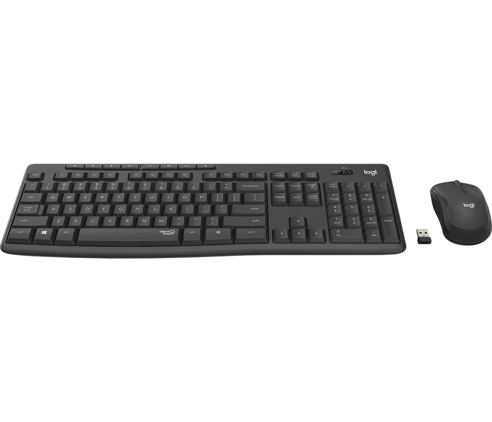 Logitech Mk295 Silent Wireless Combo Black Qwertz De