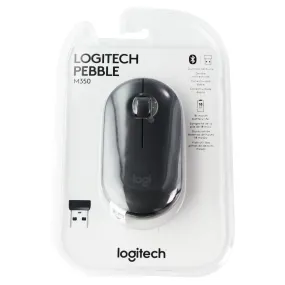 Logitech Pebble M350 Wireless Mouse with Bluetooth & USB - Graphite