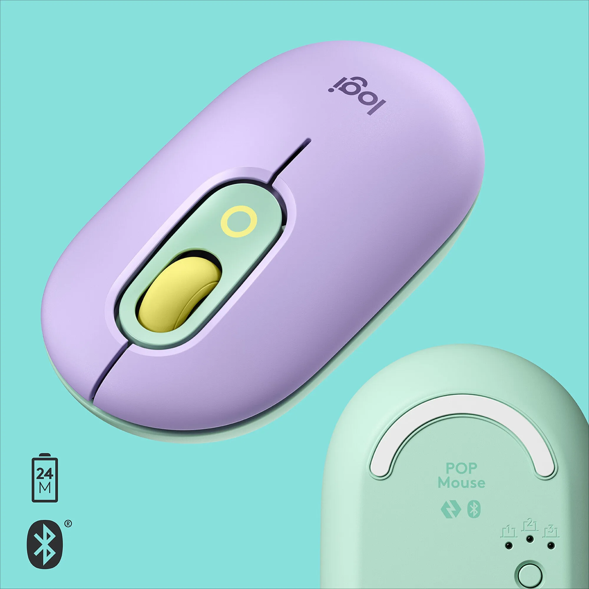 Logitech POP Mouse with emoji