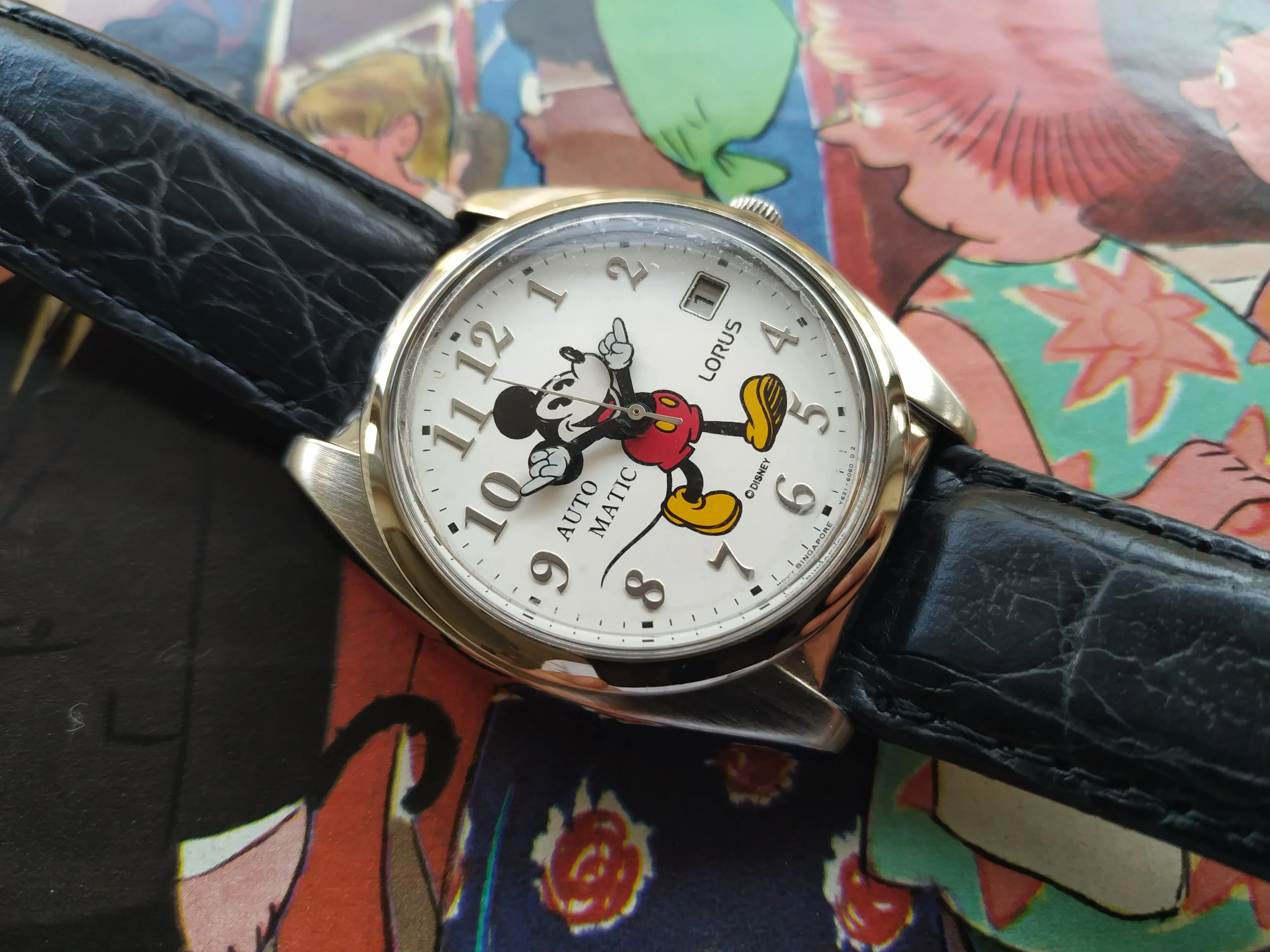 Lorus By Seiko Disney Mickey Mouse Automatic Watch Y621-6050 A1