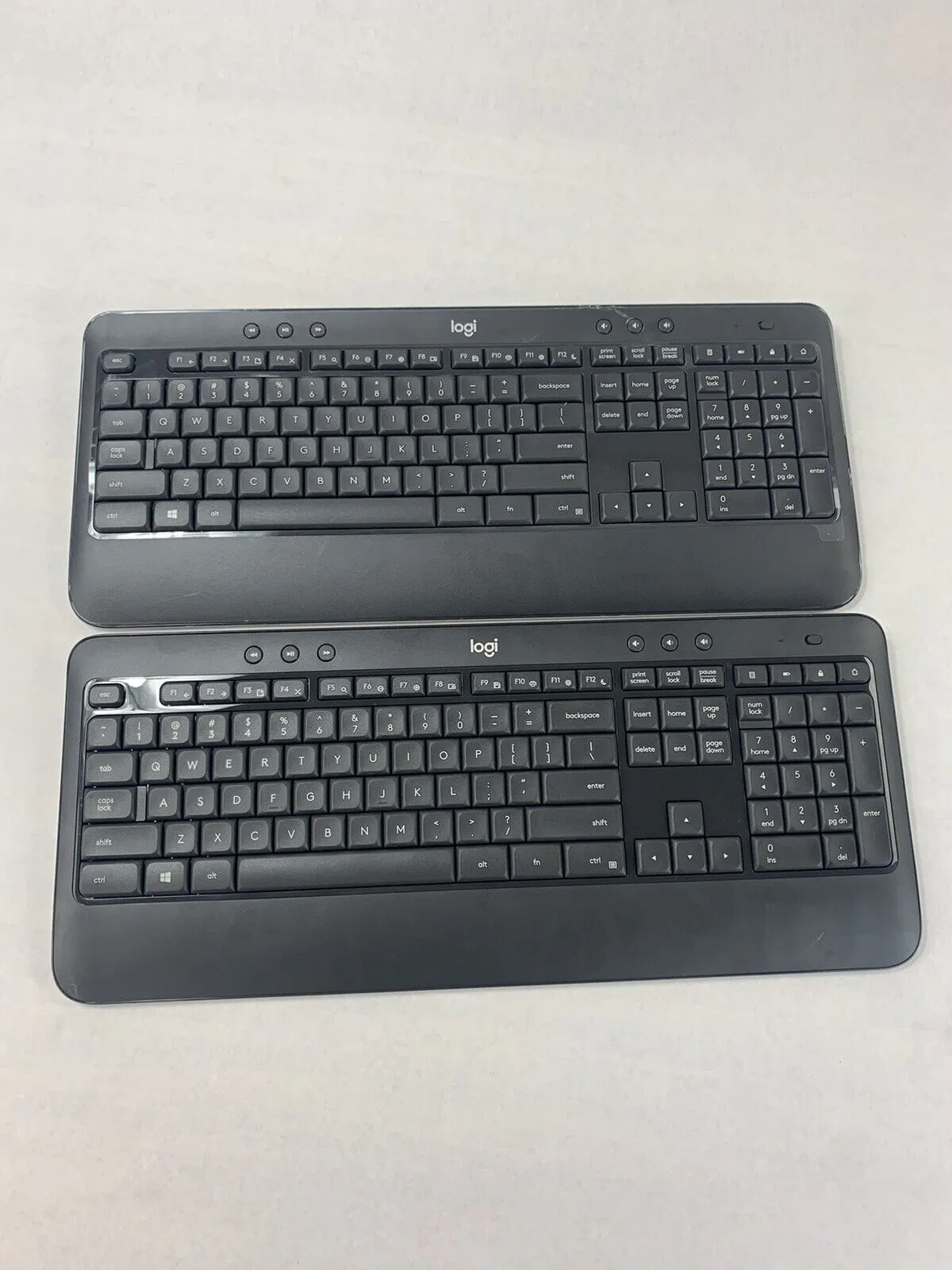 Lot 2 Logitech MK540 Wireless Keyboard Black Standard No USB Receiever