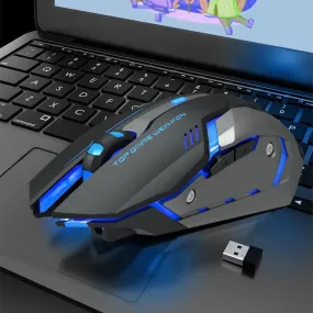 LovelyRLovely Wireless Charging Silent Gaming Mouse