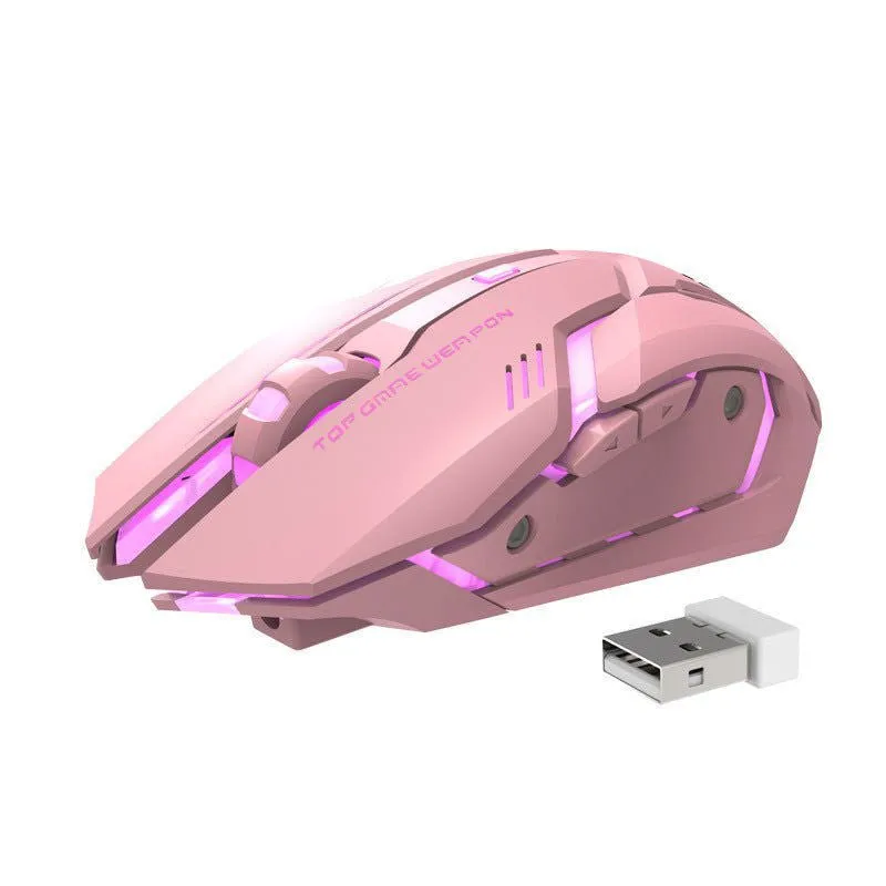 LovelyRLovely Wireless Charging Silent Gaming Mouse