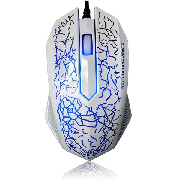 Luminous Gaming Mouse - 3200DPI LED Optical Mouse with 3 Buttons