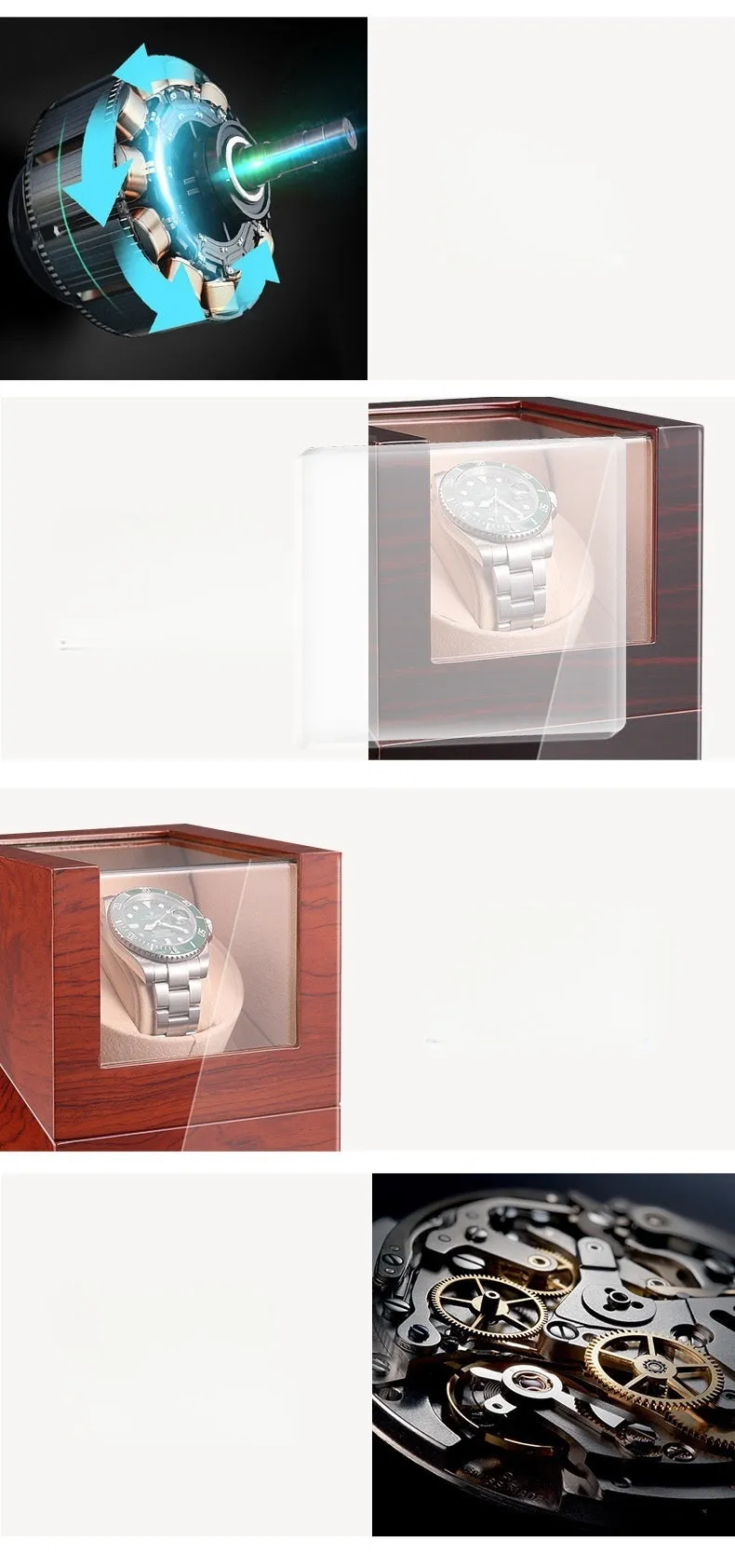 Luxury Auto Self-Winding Watch Box