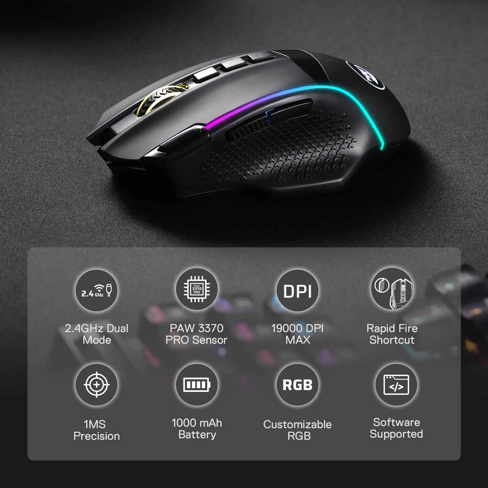 M991 Wireless FPS Gaming Mouse