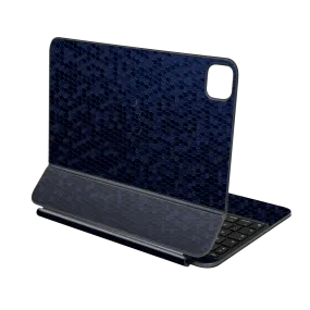 Magic Keyboard for iPad Pro 11” (M4, 2024) LUXURIA Navy Blue HONEYCOMB 3D TEXTURED Skin