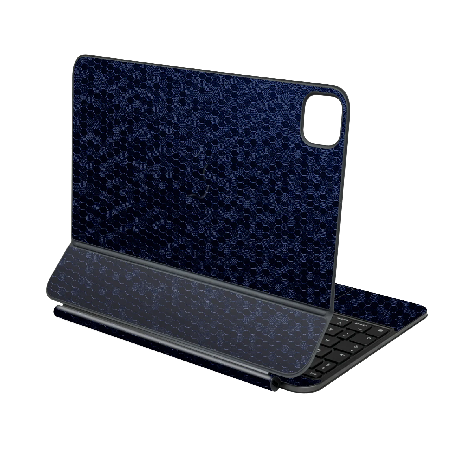 Magic Keyboard for iPad Pro 11” (M4, 2024) LUXURIA Navy Blue HONEYCOMB 3D TEXTURED Skin