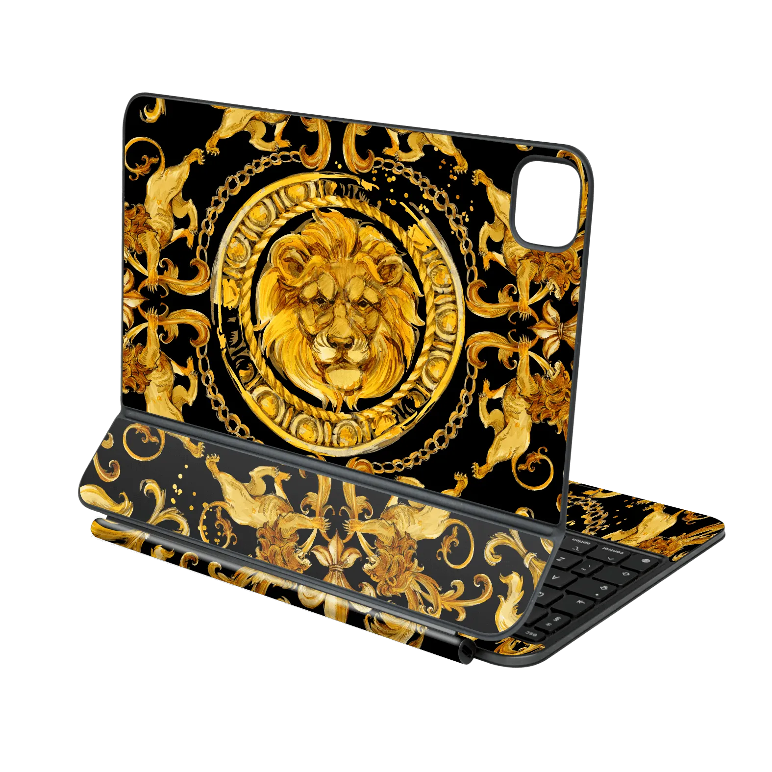 Magic Keyboard for iPad Pro 11” (M4, 2024) SIGNATURE Baroque Gold Ornaments Skin