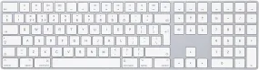 Magic Keyboard with Numeric Keypad - International English - Silver