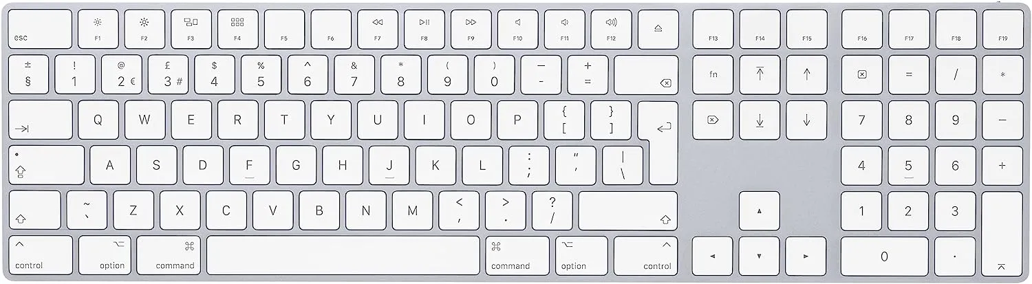 Magic Keyboard with Numeric Keypad - International English - Silver