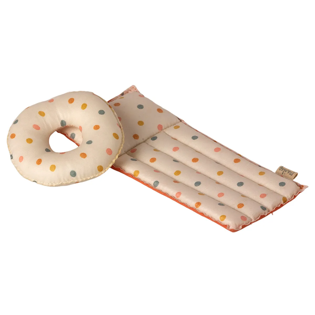 Maileg Beach Mice - Mouse Air Bed, Multi Dot