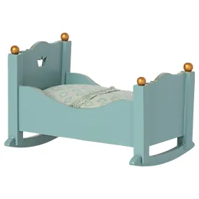 Maileg Cradle for Baby Mouse - Blue