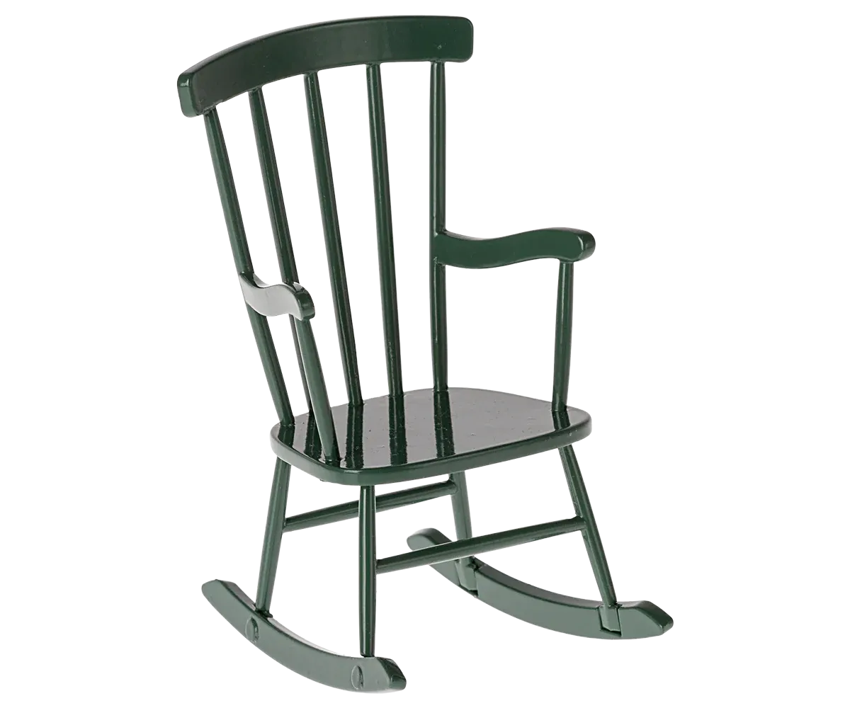 Maileg Rocking Chair - Dark Green