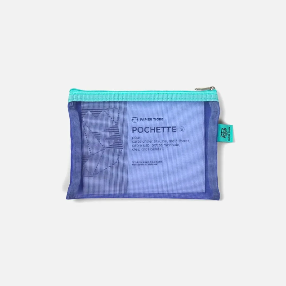 Mesh Pouch (Aqua)