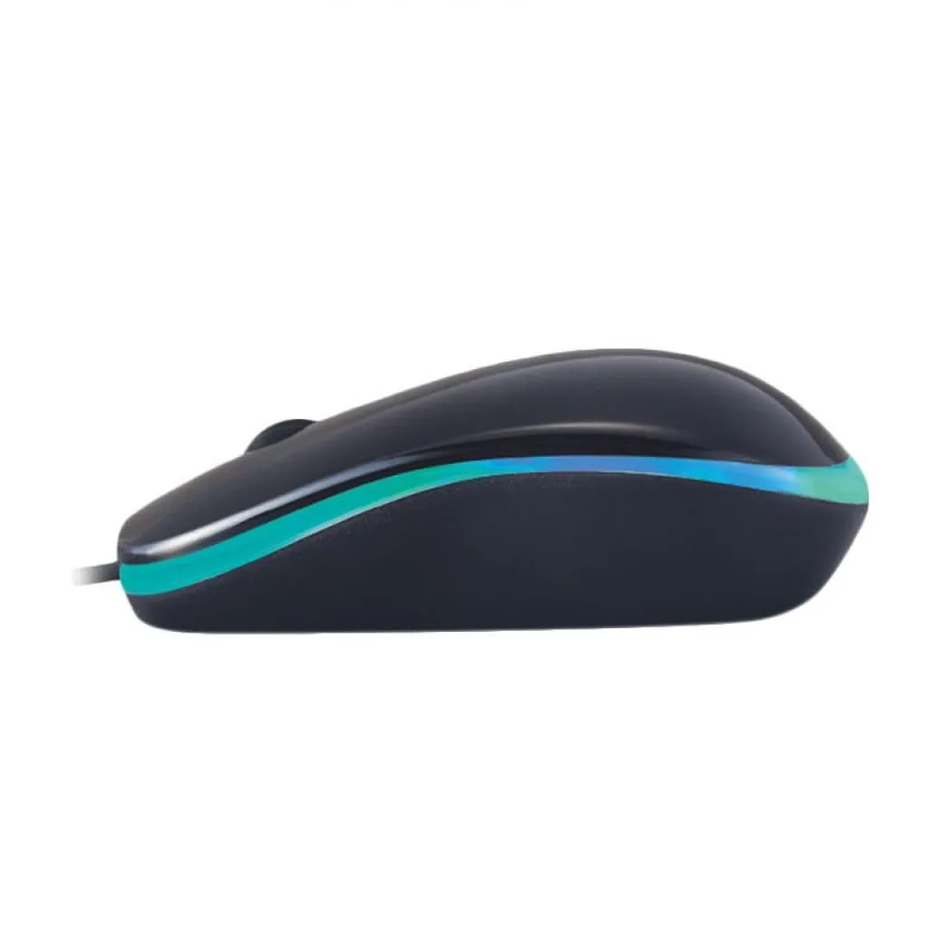 Micropack MP-216 Rainbow Light Wired USB Optical Mouse - Multi Color