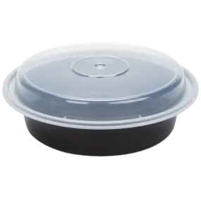 Microwaveable Plastic Container Round 24 oz. - 150/Case