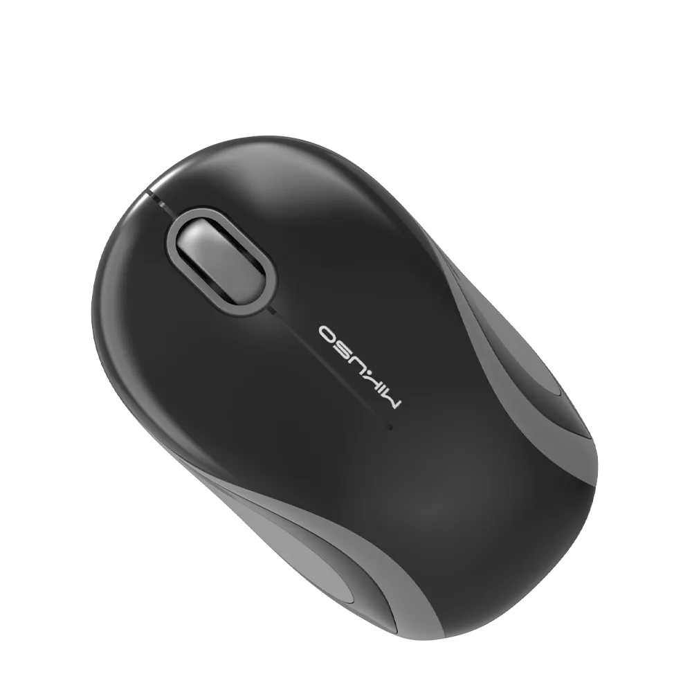 Mikuso 2.4G Wireless Mouse Black/Grey[MOS-W096 Pro BK/GRY]