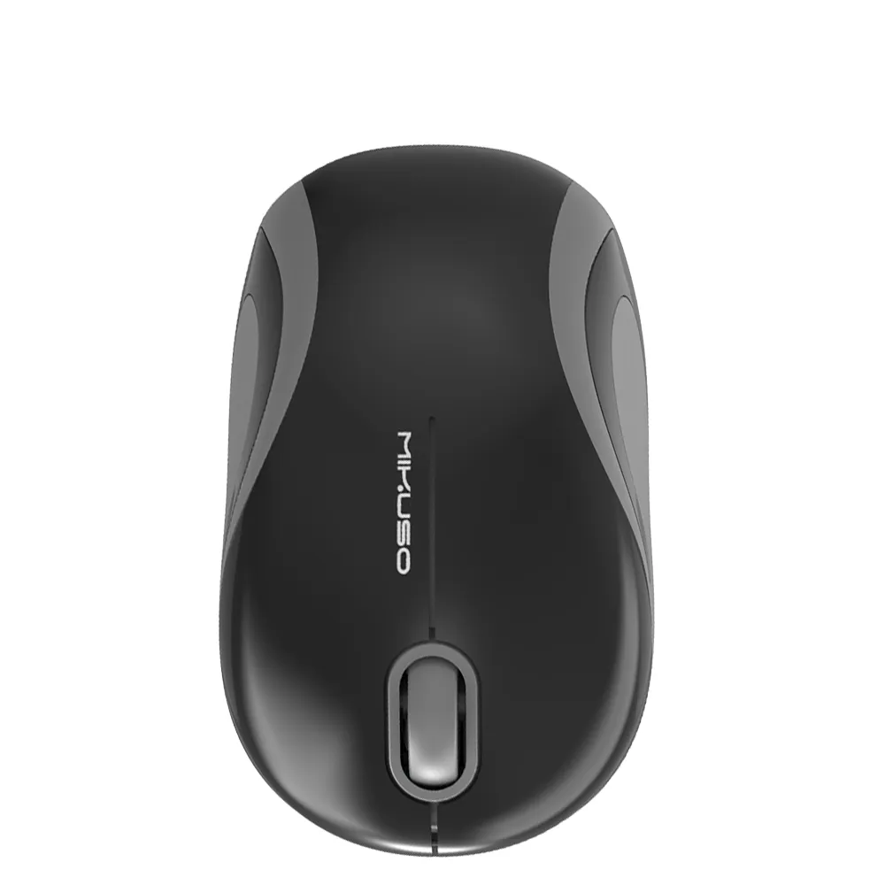 Mikuso 2.4G Wireless Mouse Black/Grey[MOS-W096 Pro BK/GRY]