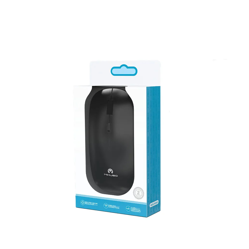 Mikuso Wireless Mouse Black [MOS-W103 BK]