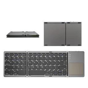 Mini Wireless Folding Keyboard with Touchpad