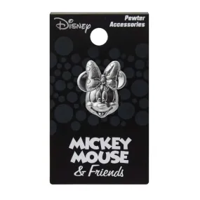 Minnie Head Pewter Lapel Pin