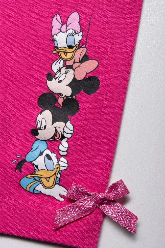 Minnie Mouse And Friends 2 Pack Crop Legging Pink