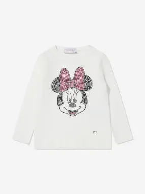 Monnalisa Girls Long Sleeve Minnie Mouse T-Shirt