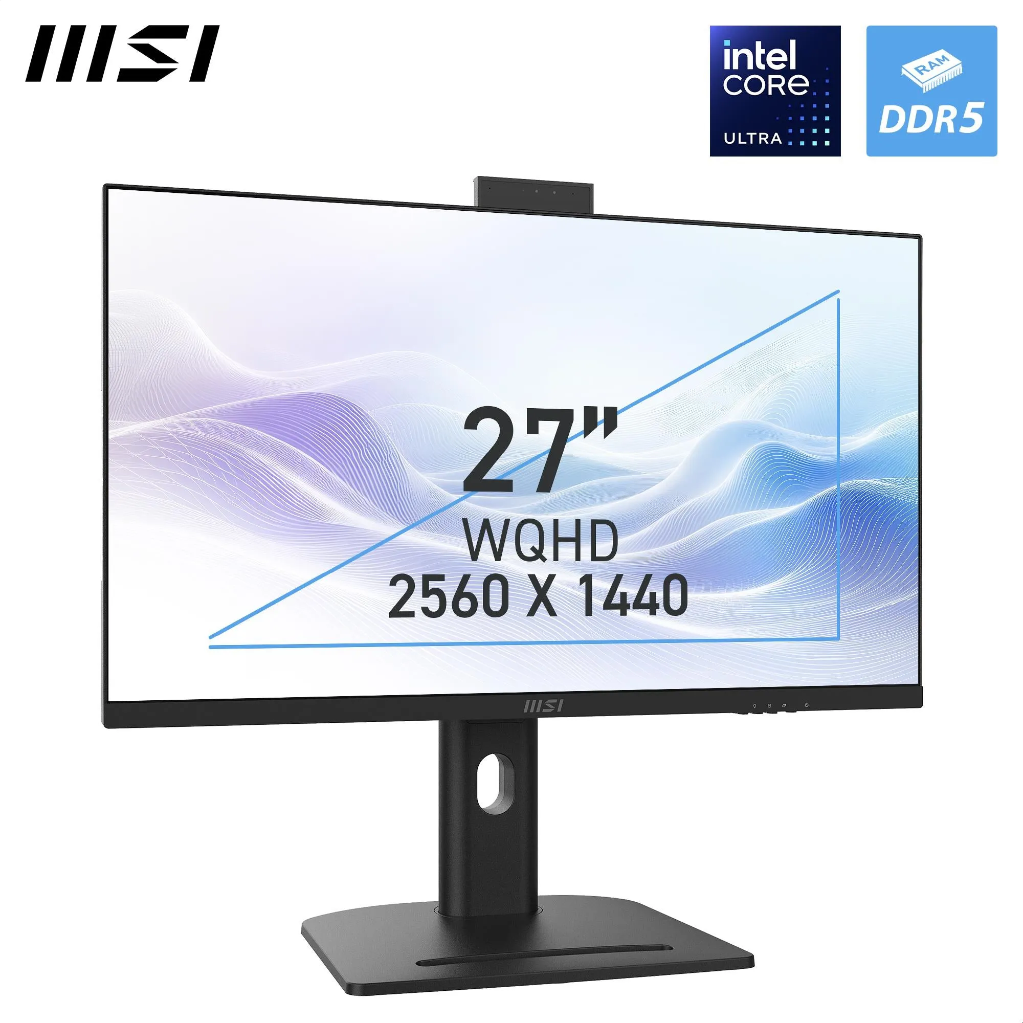 MSI Modern AM273QP AI 1UM-013AU 27" WQHD All-in-One PC (Intel Core Ultra 7)[3TB]