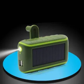 Multifunctional Hand Crank Solar Power Bank