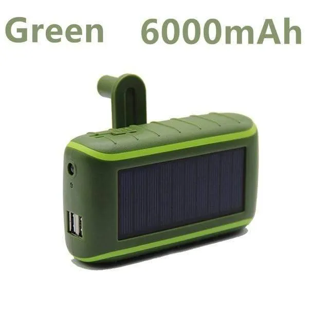 Multifunctional Hand Crank Solar Power Bank