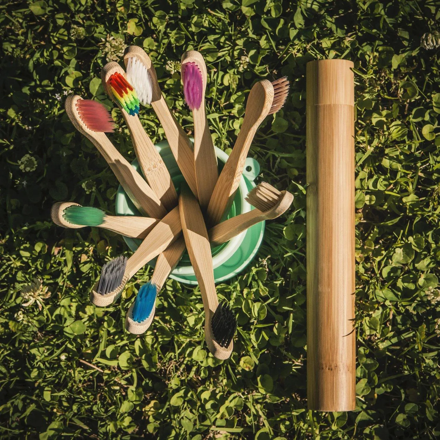 Natural Bamboo Toothbrush Soft Bristles Pack of 50