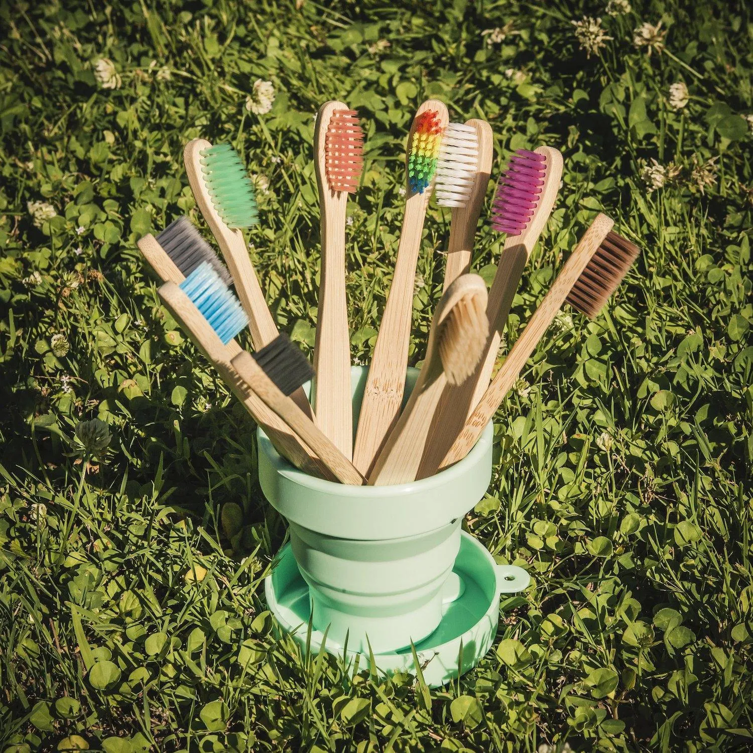 Natural Bamboo Toothbrush Soft Bristles Pack of 50