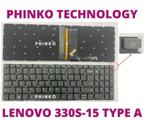 NEW Keyboard for Lenovo Idedpad V330-15IKB 330s-15 BACKLIGHT Type A