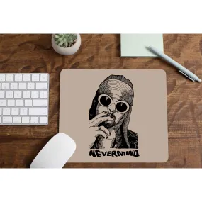 Nirvana Mousepad - Kurt Never Minds