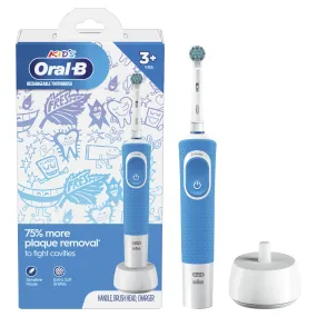 Oral-B Kids Electric Toothbrush with Sensitive Brush Head and Timer