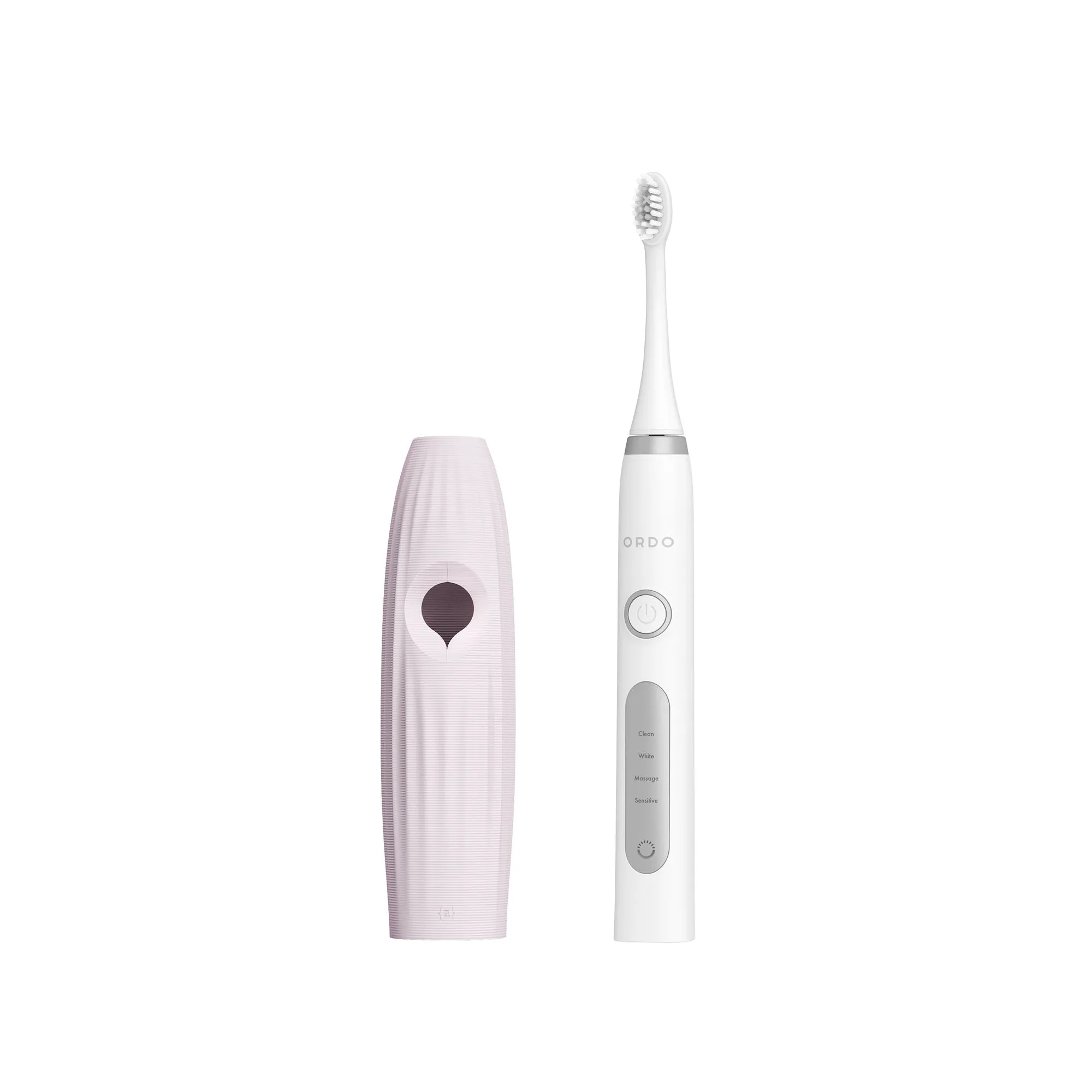 Ordo Sonic  Toothbrush & {access}ories Handle - Pearl Curved Small Vertical