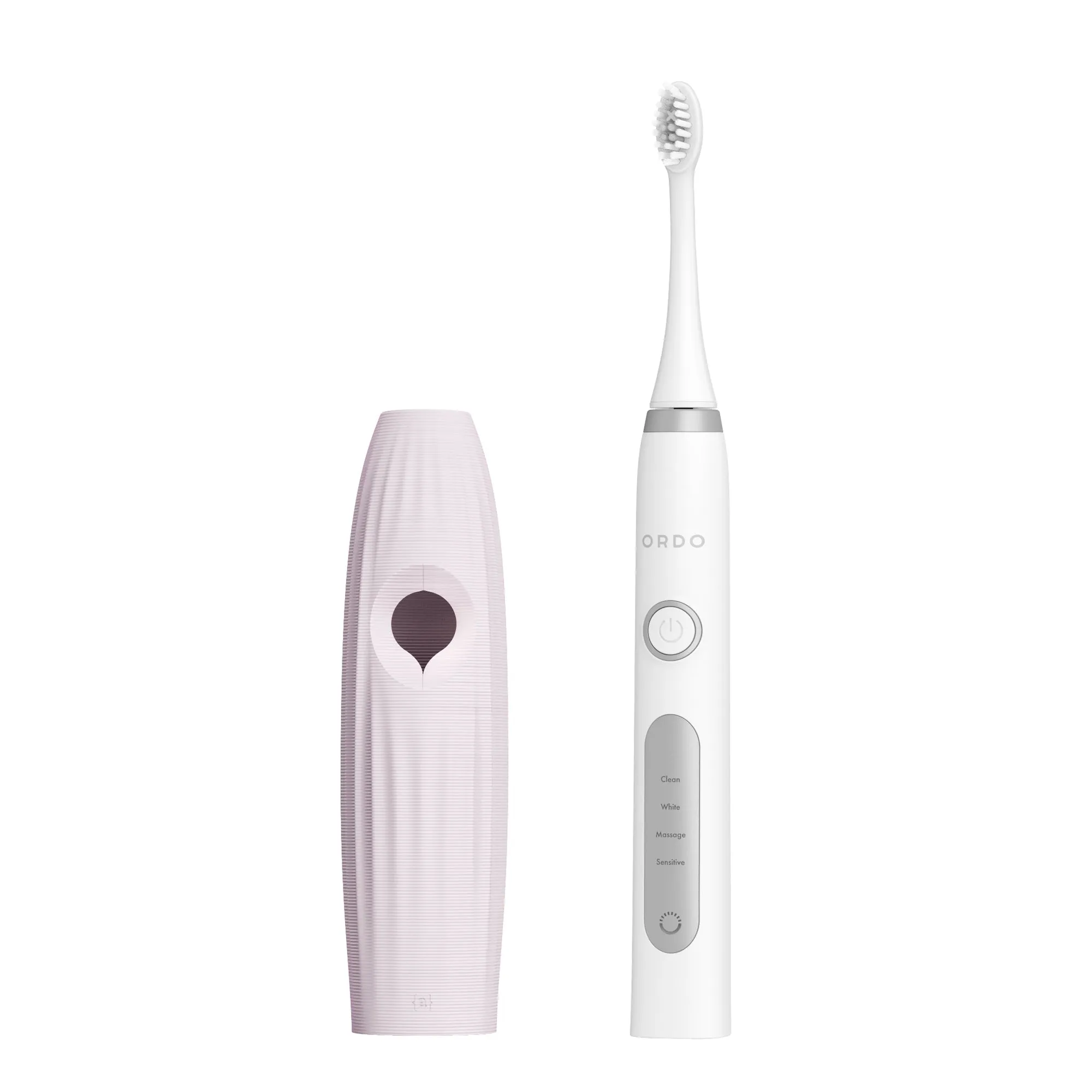 Ordo Sonic  Toothbrush & {access}ories Handle - Pearl Curved Small Vertical