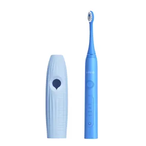 Ordo Sonic  Toothbrush & {access}ories Handle - Soft Blue Curved Small Vertical