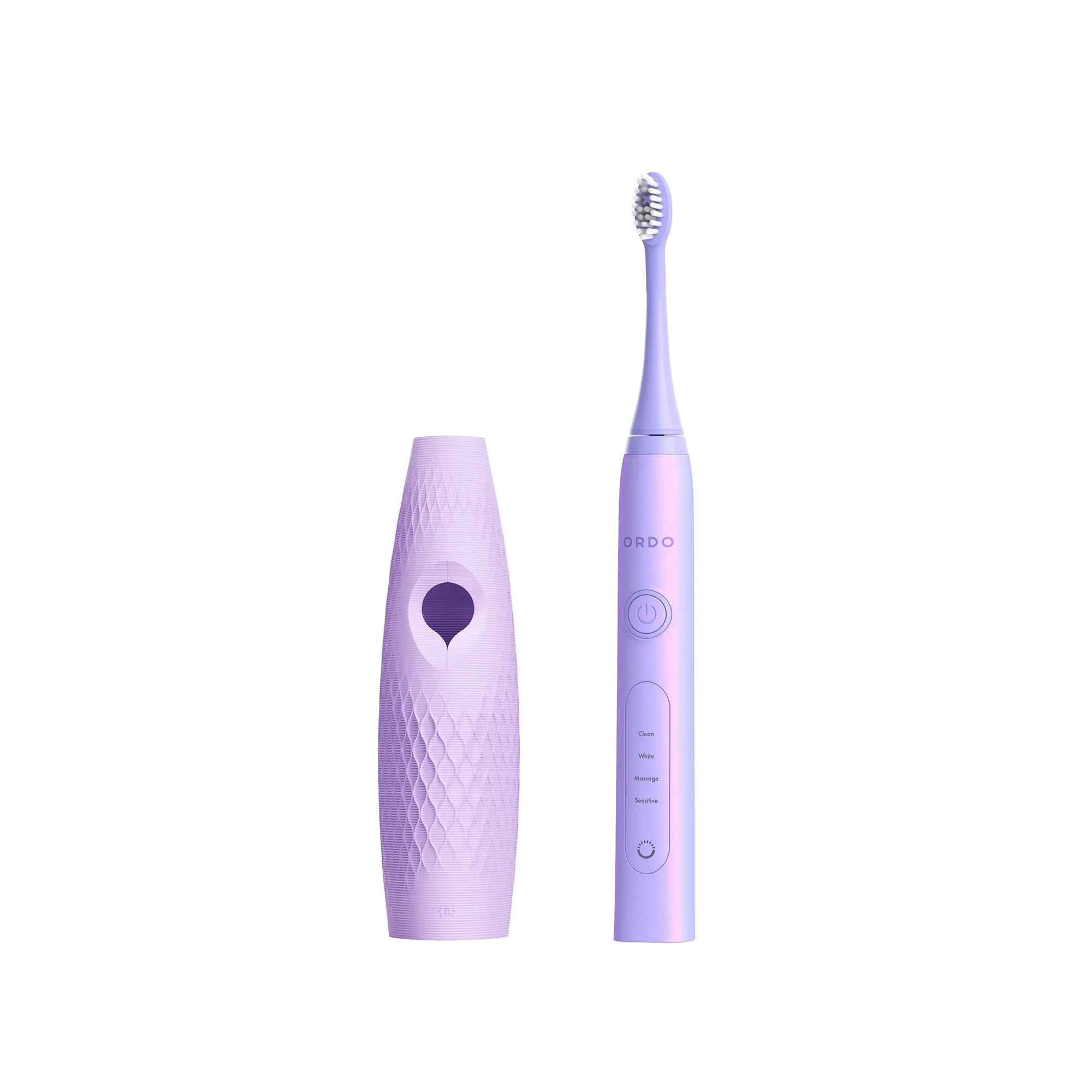 Ordo Sonic  Toothbrush & {access}ories Handle - Violet Triangular Small Diamond