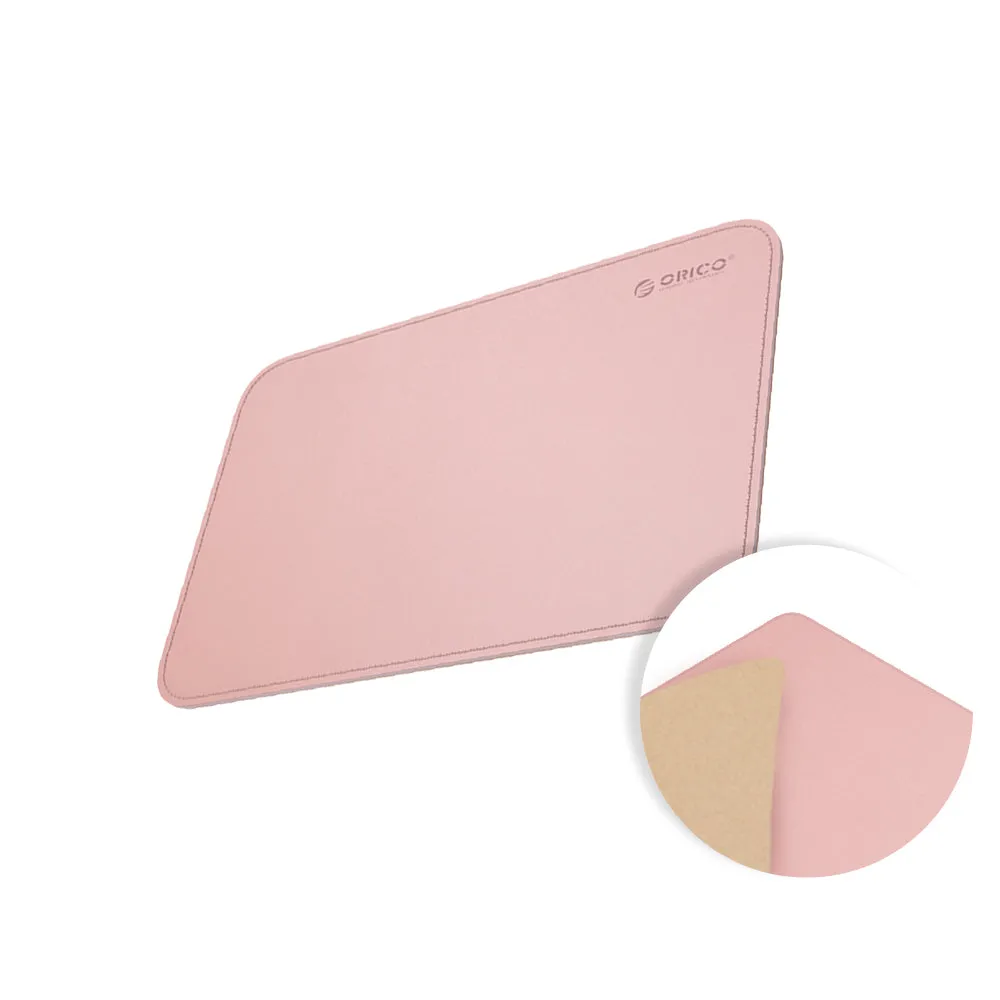 ORICO Cork Mouse Pad 200 x 300mm with Polish Precise Positioning Environment-Friendly Waterproof Anti-Pollution Delicate and Smooth Features for PC Laptop - Pink