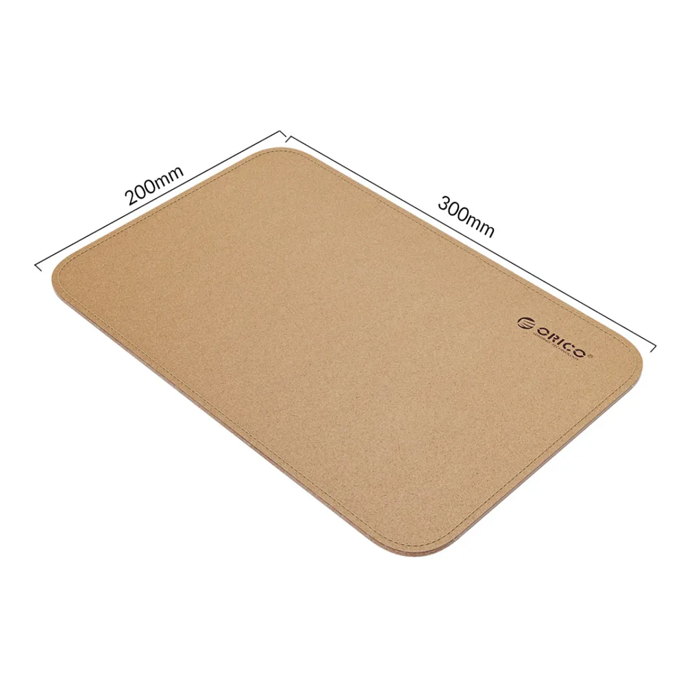 ORICO Cork Mouse Pad 200 x 300mm with Polish Precise Positioning Environment-Friendly Waterproof Anti-Pollution Delicate and Smooth Features for PC Laptop - Pink