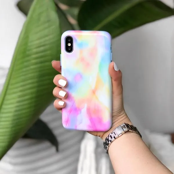 Pastel Tie Dye iPhone Case