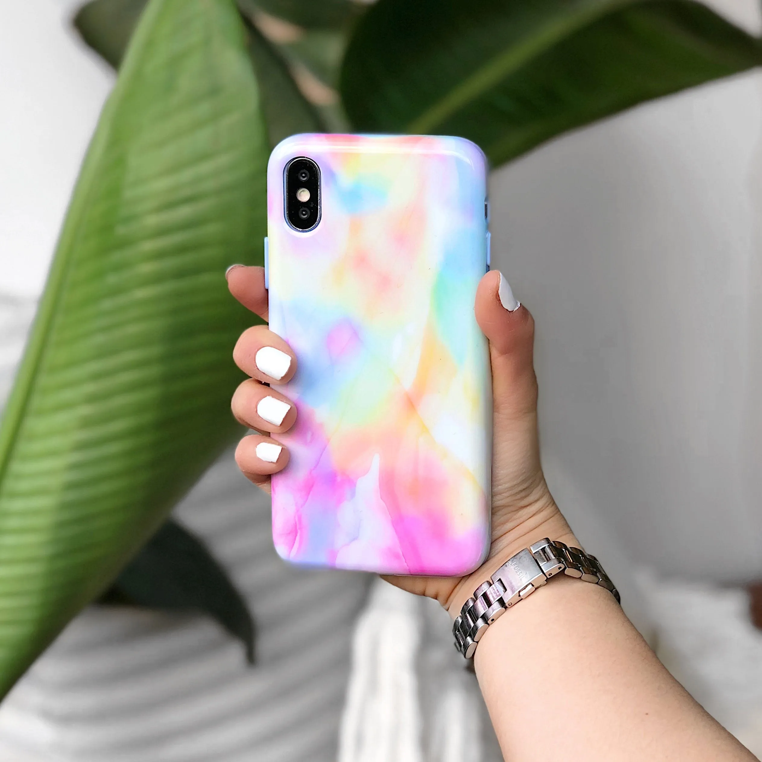 Pastel Tie Dye iPhone Case