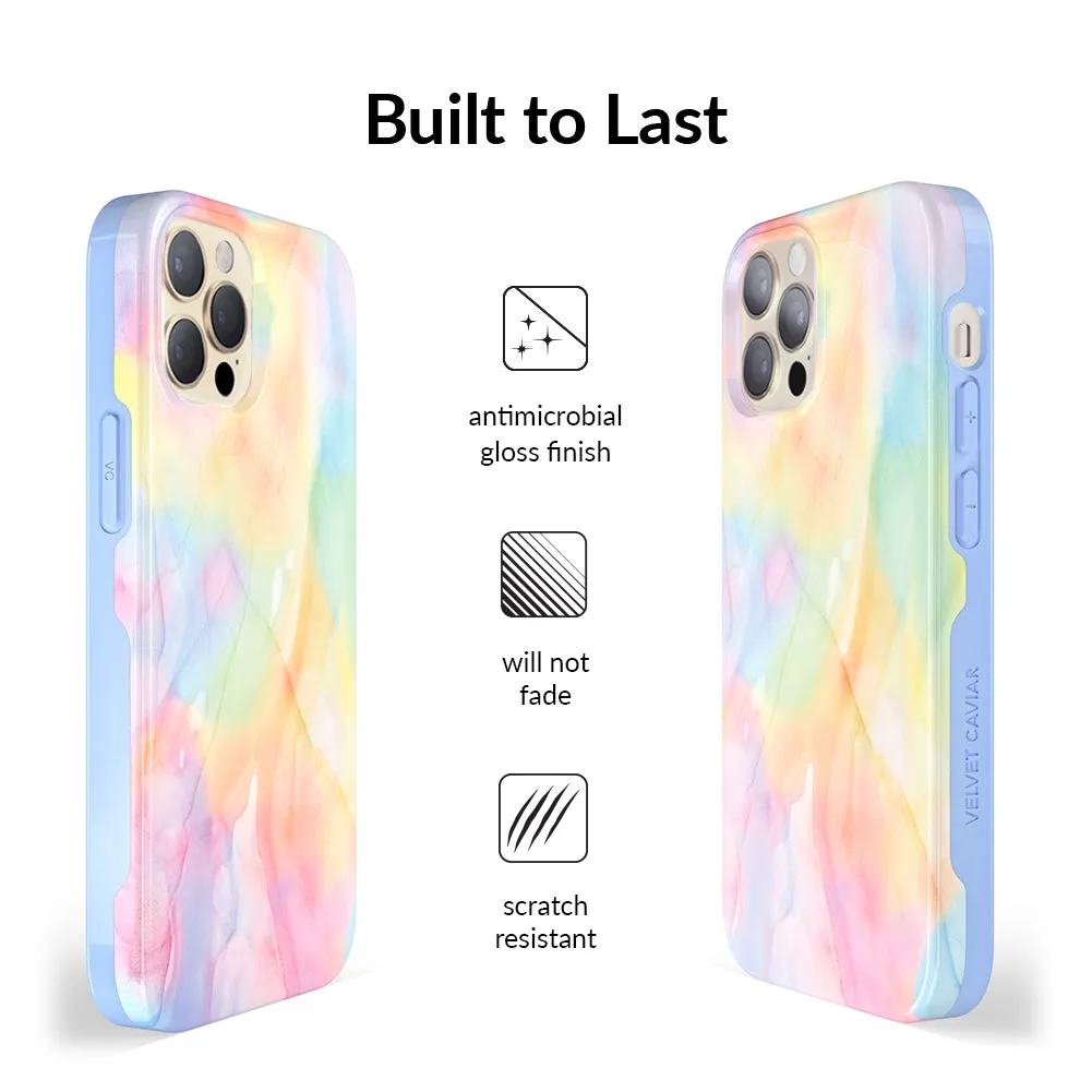 Pastel Tie Dye iPhone Case