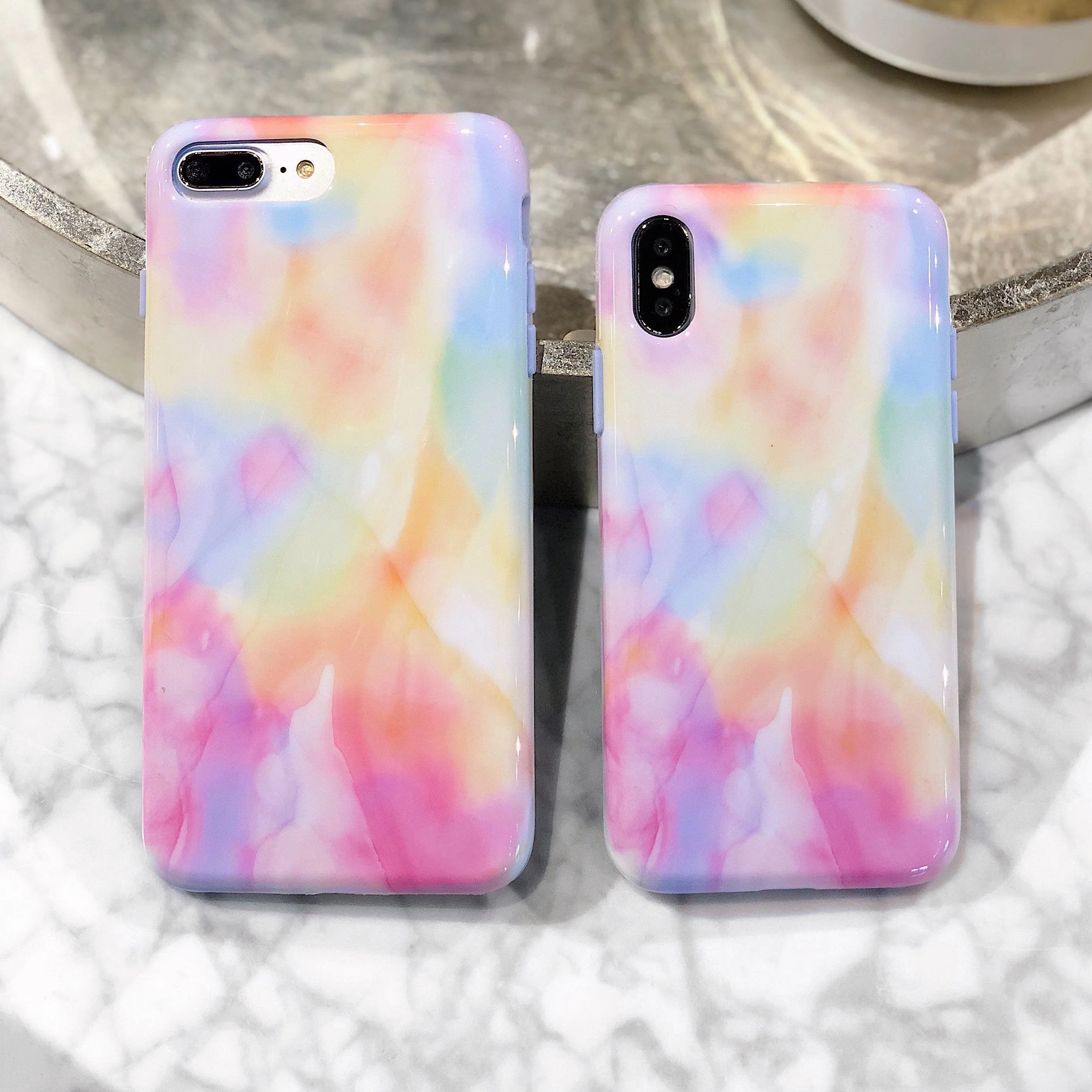 Pastel Tie Dye iPhone Case