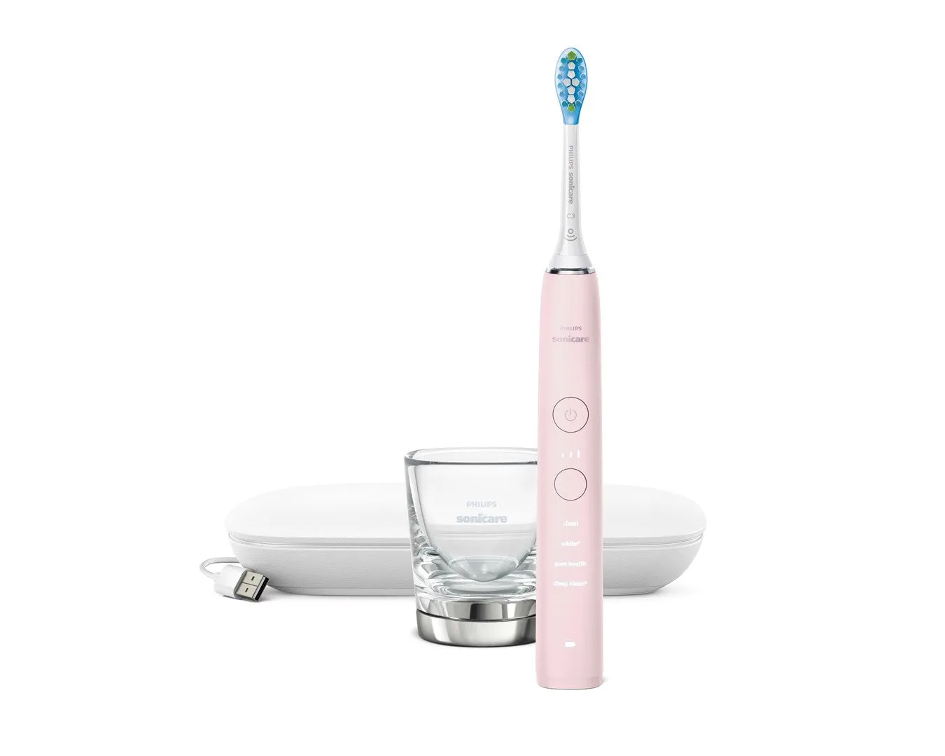 Philips Diamondclean 9000 Hx9911/29 Electric Toothbrush Adult Sonic Toothbrush Pink