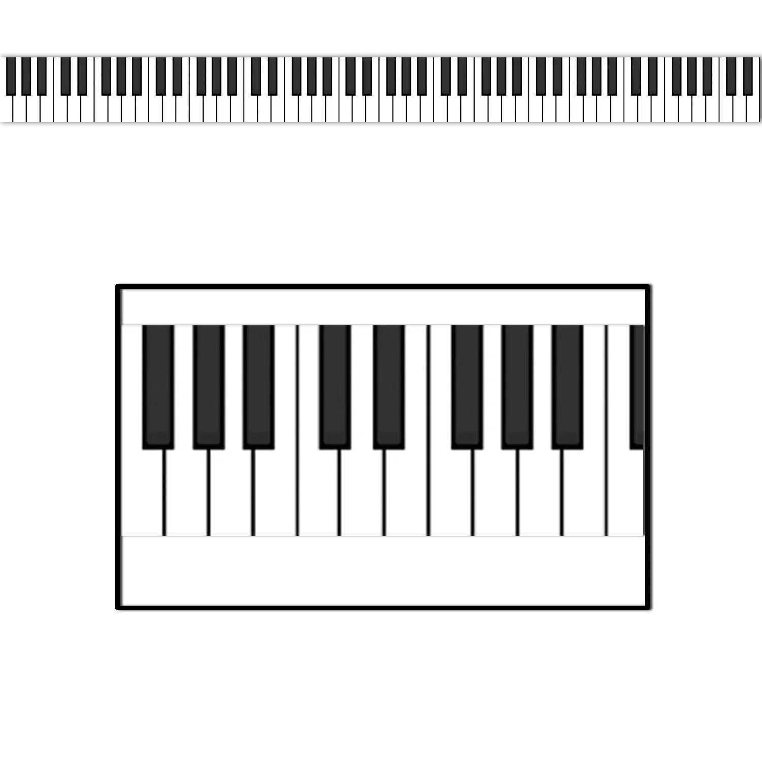 Piano Keyboard Poly Decorating Material